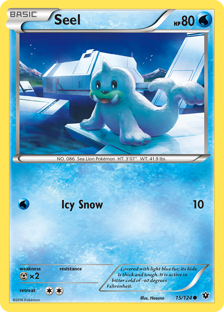 Seel (15/124) [XY: Fates Collide] | Gear Gaming Fayetteville