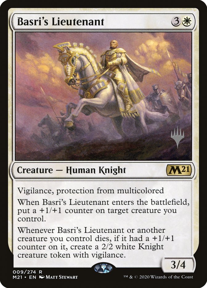 Basri's Lieutenant (Promo Pack) [Core Set 2021 Promos] | Gear Gaming Fayetteville