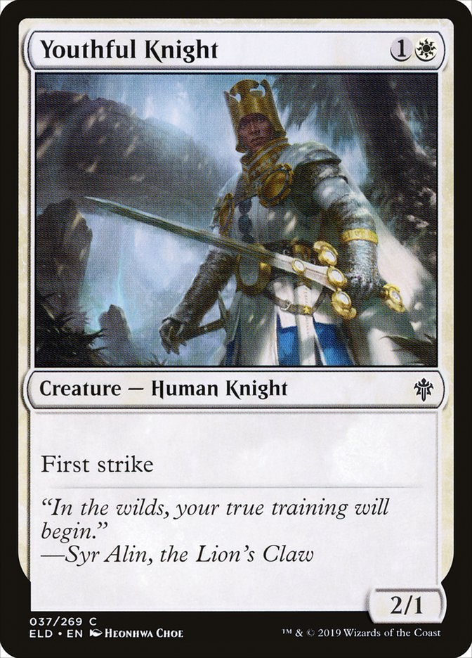 Youthful Knight [Throne of Eldraine] | Gear Gaming Fayetteville