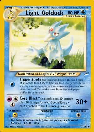 Light Golduck (47/105) [Neo Destiny Unlimited] | Gear Gaming Fayetteville