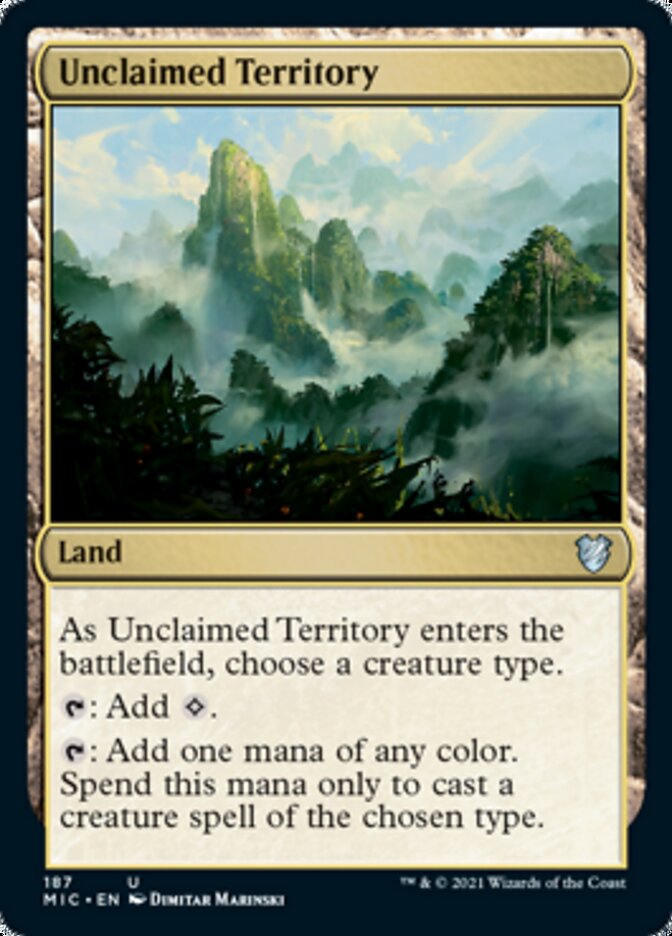 Unclaimed Territory [Innistrad: Midnight Hunt Commander] | Gear Gaming Fayetteville