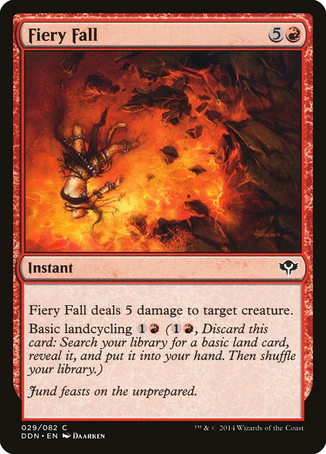 Fiery Fall [Duel Decks: Speed vs. Cunning] | Gear Gaming Fayetteville