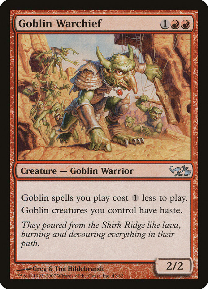 Goblin Warchief [Duel Decks: Elves vs. Goblins] | Gear Gaming Fayetteville