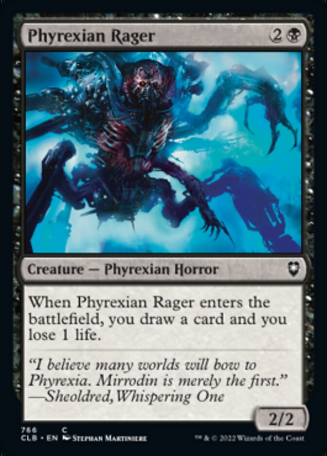 Phyrexian Rager [Commander Legends: Battle for Baldur's Gate] | Gear Gaming Fayetteville