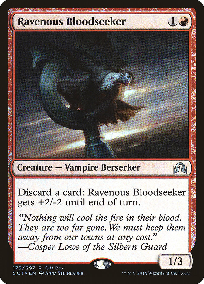 Ravenous Bloodseeker (Gift Box) [Shadows over Innistrad Promos] | Gear Gaming Fayetteville