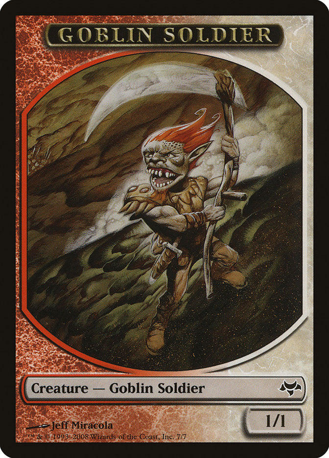 Goblin Soldier Token [Eventide Tokens] | Gear Gaming Fayetteville