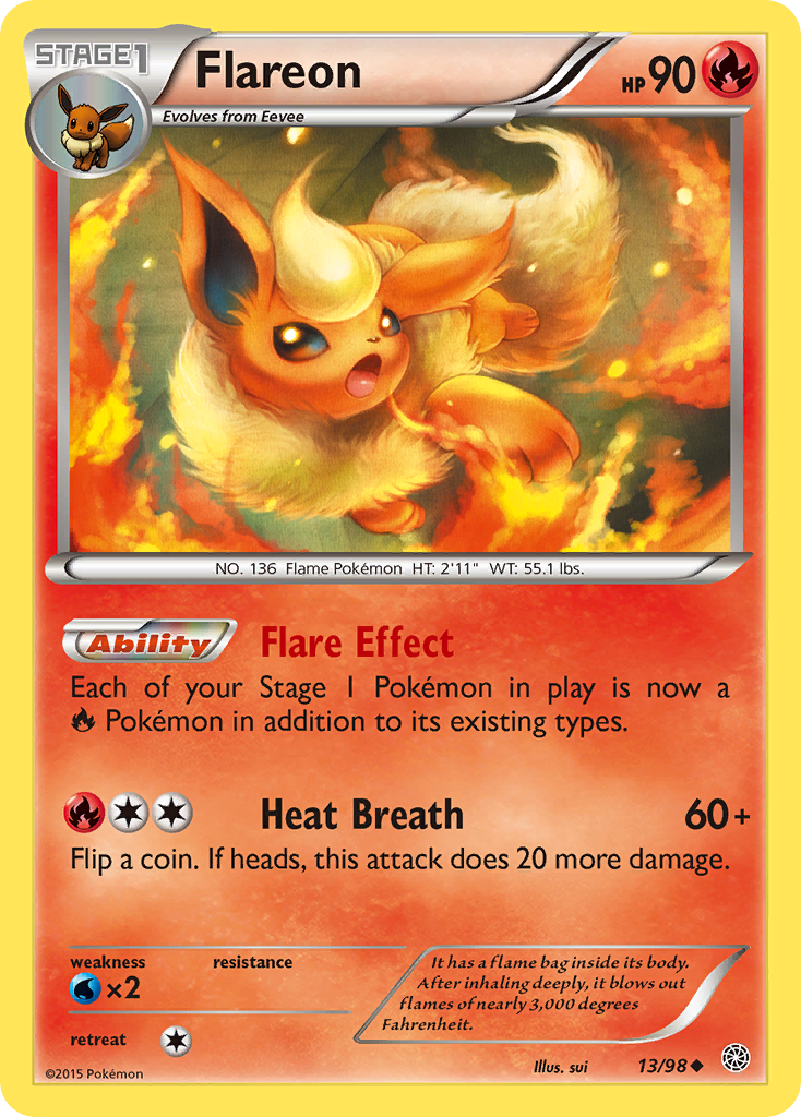 Flareon (13/98) [XY: Ancient Origins] | Gear Gaming Fayetteville