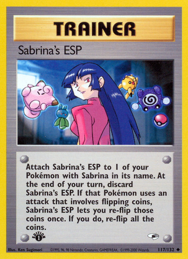 Sabrina's ESP (117/132) [Gym Heroes 1st Edition] | Gear Gaming Fayetteville