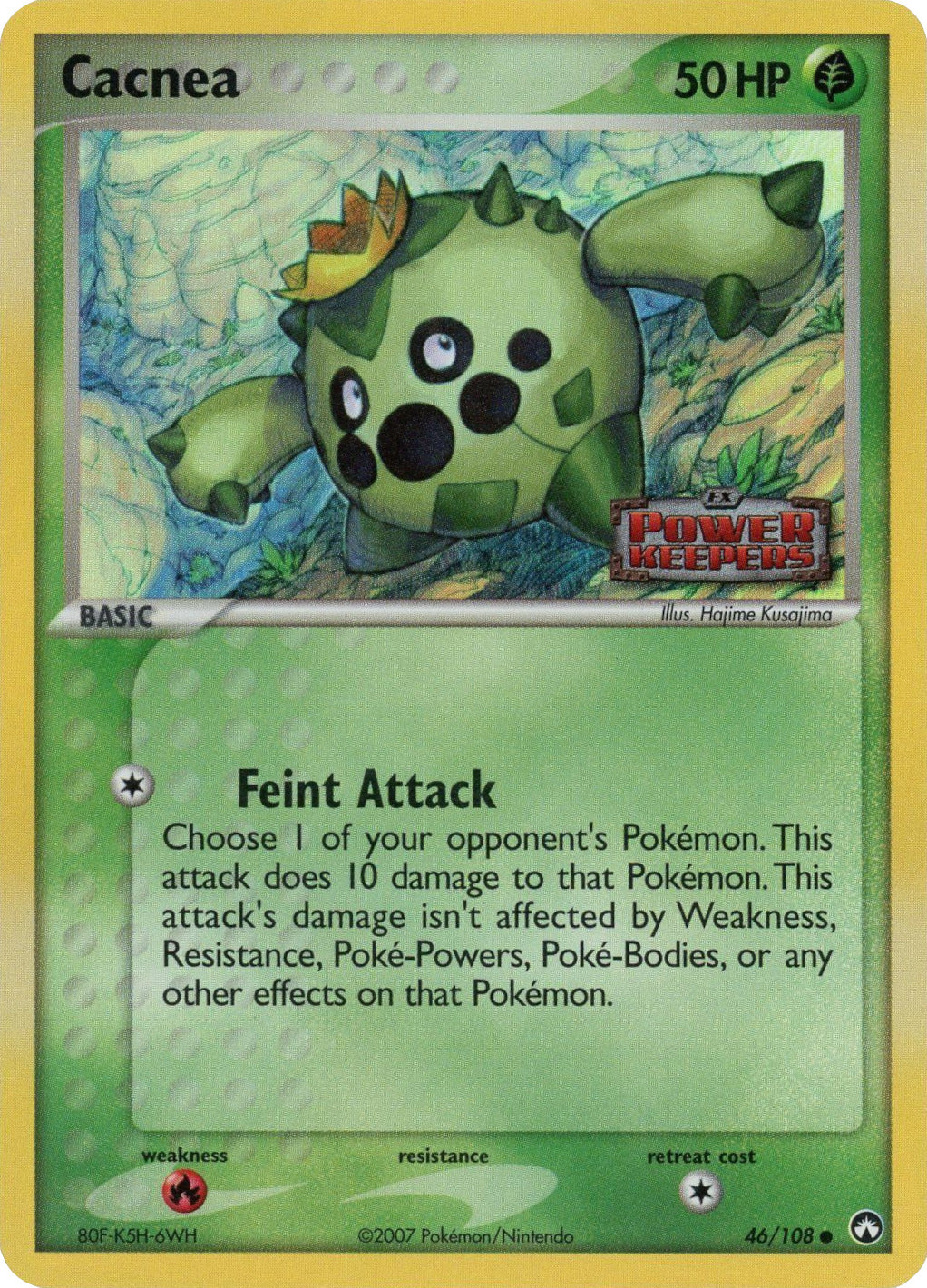 Cacnea (46/108) (Stamped) [EX: Power Keepers] | Gear Gaming Fayetteville