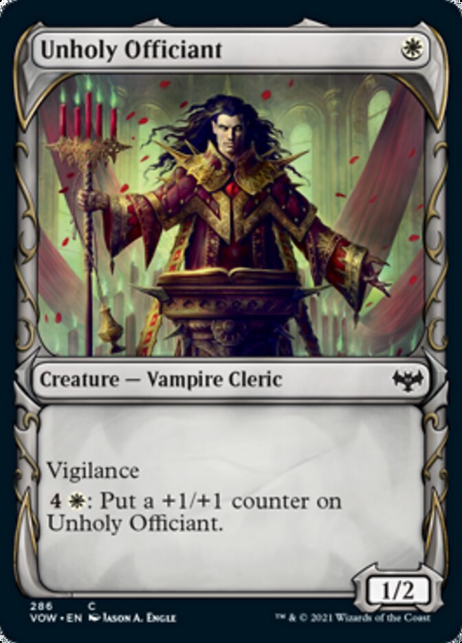 Unholy Officiant (Showcase Fang Frame) [Innistrad: Crimson Vow] | Gear Gaming Fayetteville