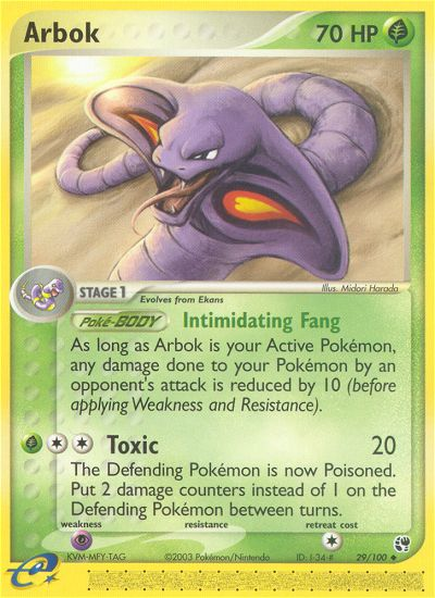 Arbok (29/100) [EX: Sandstorm] | Gear Gaming Fayetteville