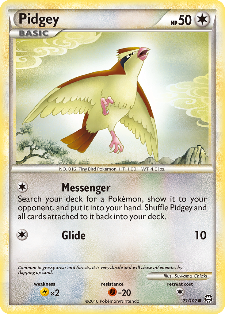 Pidgey (71/102) [HeartGold & SoulSilver: Triumphant] | Gear Gaming Fayetteville