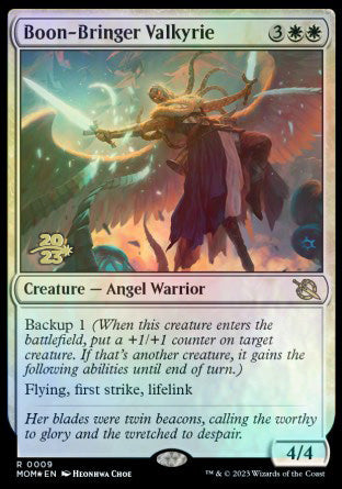 Boon-Bringer Valkyrie [March of the Machine Prerelease Promos] | Gear Gaming Fayetteville