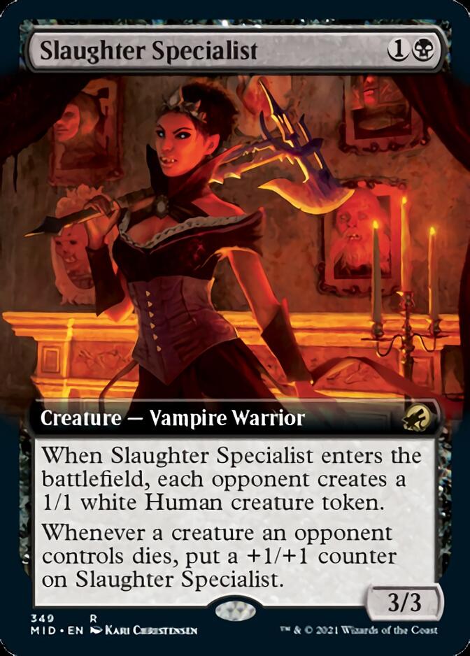 Slaughter Specialist (Extended Art) [Innistrad: Midnight Hunt] | Gear Gaming Fayetteville