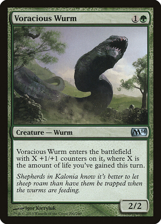 Voracious Wurm [Magic 2014] | Gear Gaming Fayetteville