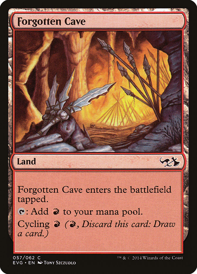 Forgotten Cave (Elves vs. Goblins) [Duel Decks Anthology] | Gear Gaming Fayetteville