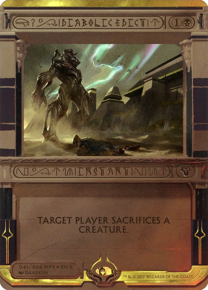 Diabolic Edict (Invocation) [Amonkhet Invocations] | Gear Gaming Fayetteville