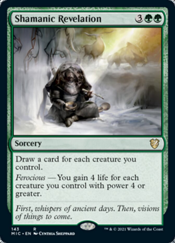 Shamanic Revelation [Innistrad: Midnight Hunt Commander] | Gear Gaming Fayetteville