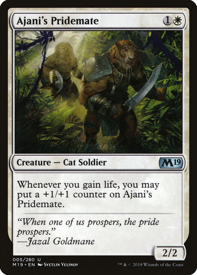 Ajani's Pridemate [Core Set 2019] | Gear Gaming Fayetteville