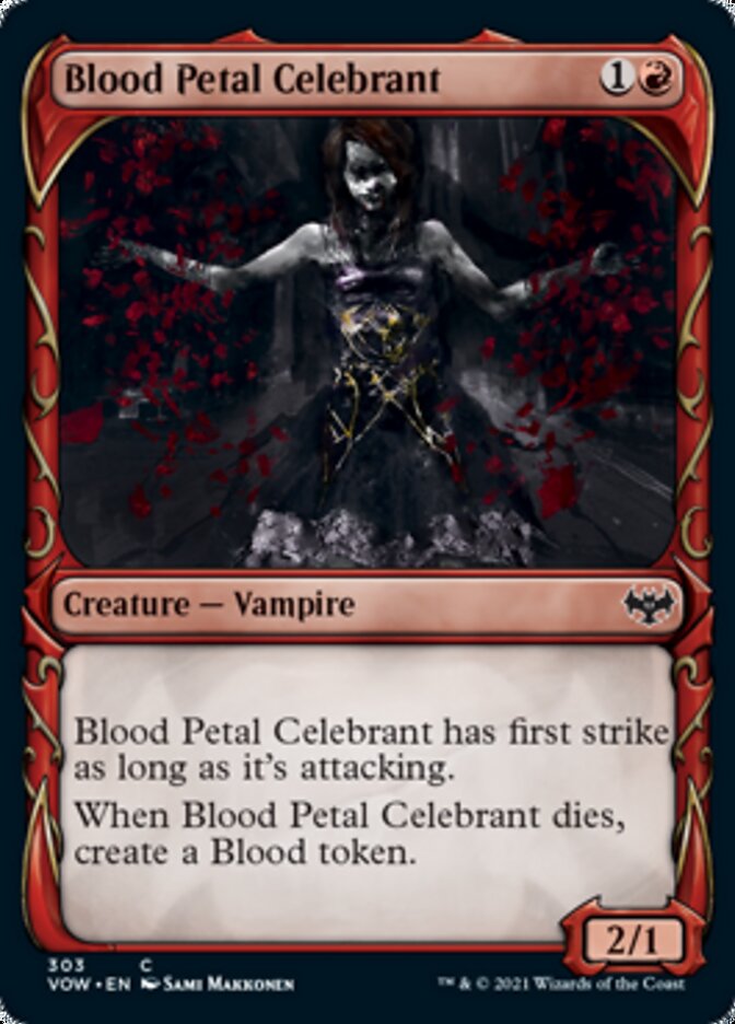 Blood Petal Celebrant (Showcase Fang Frame) [Innistrad: Crimson Vow] | Gear Gaming Fayetteville