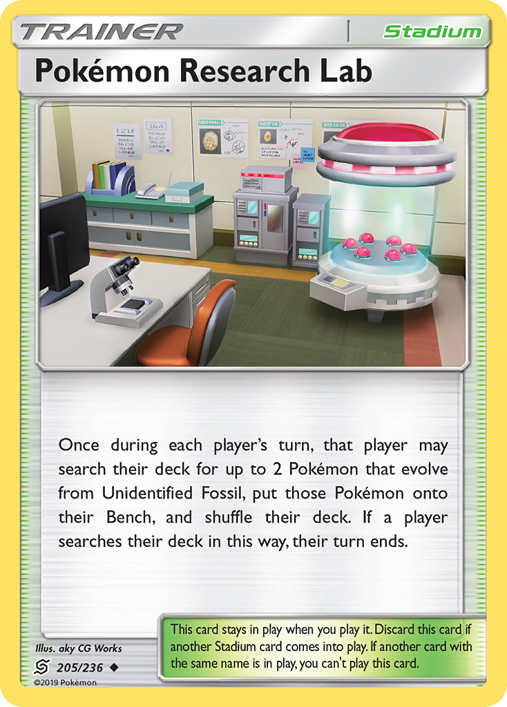 Pokemon Research Lab (205/236) [Sun & Moon: Unified Minds] | Gear Gaming Fayetteville