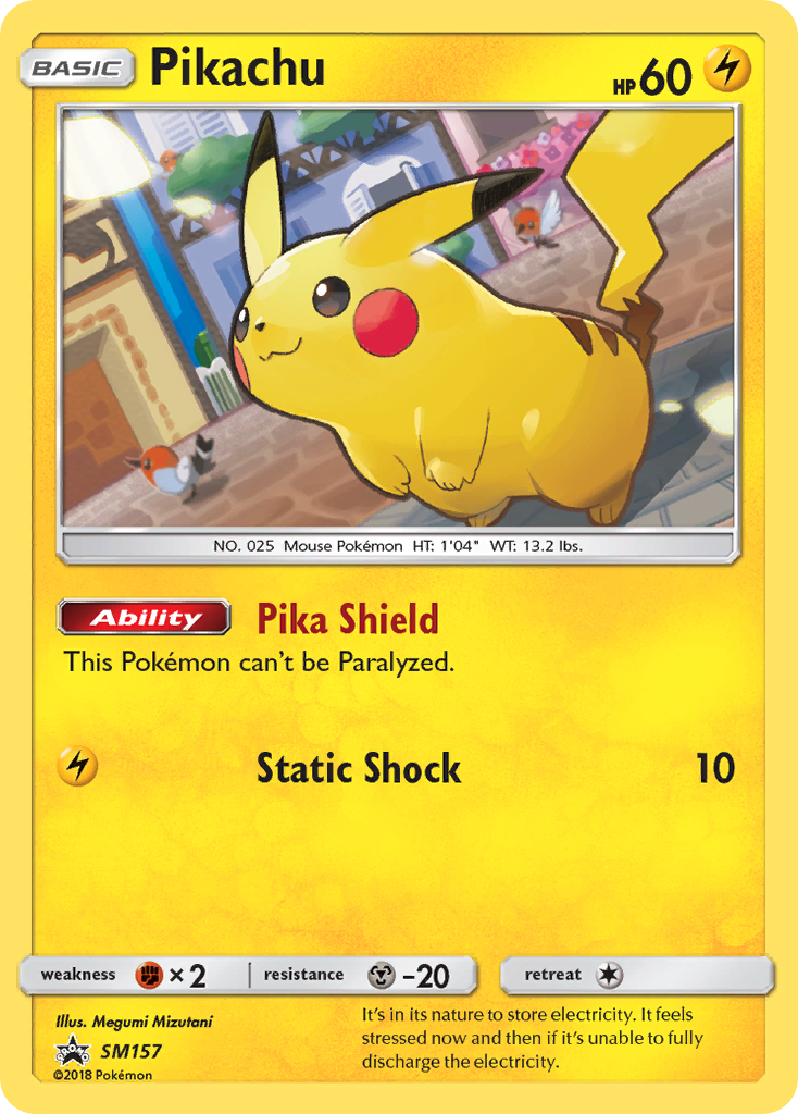 Pikachu (SM157) [Sun & Moon: Black Star Promos] | Gear Gaming Fayetteville