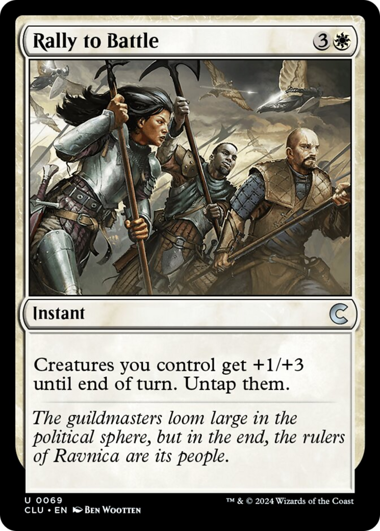 Rally to Battle [Ravnica: Clue Edition] | Gear Gaming Fayetteville