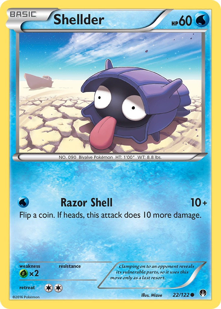 Shellder (22/122) [XY: BREAKpoint] | Gear Gaming Fayetteville