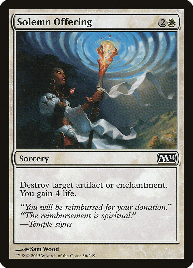 Solemn Offering [Magic 2014] | Gear Gaming Fayetteville