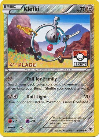 Klefki (66/119) (League Promo 4th Place) [XY: Phantom Forces] | Gear Gaming Fayetteville