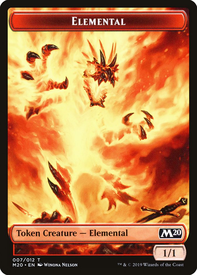 Elemental Token [Core Set 2020 Tokens] | Gear Gaming Fayetteville