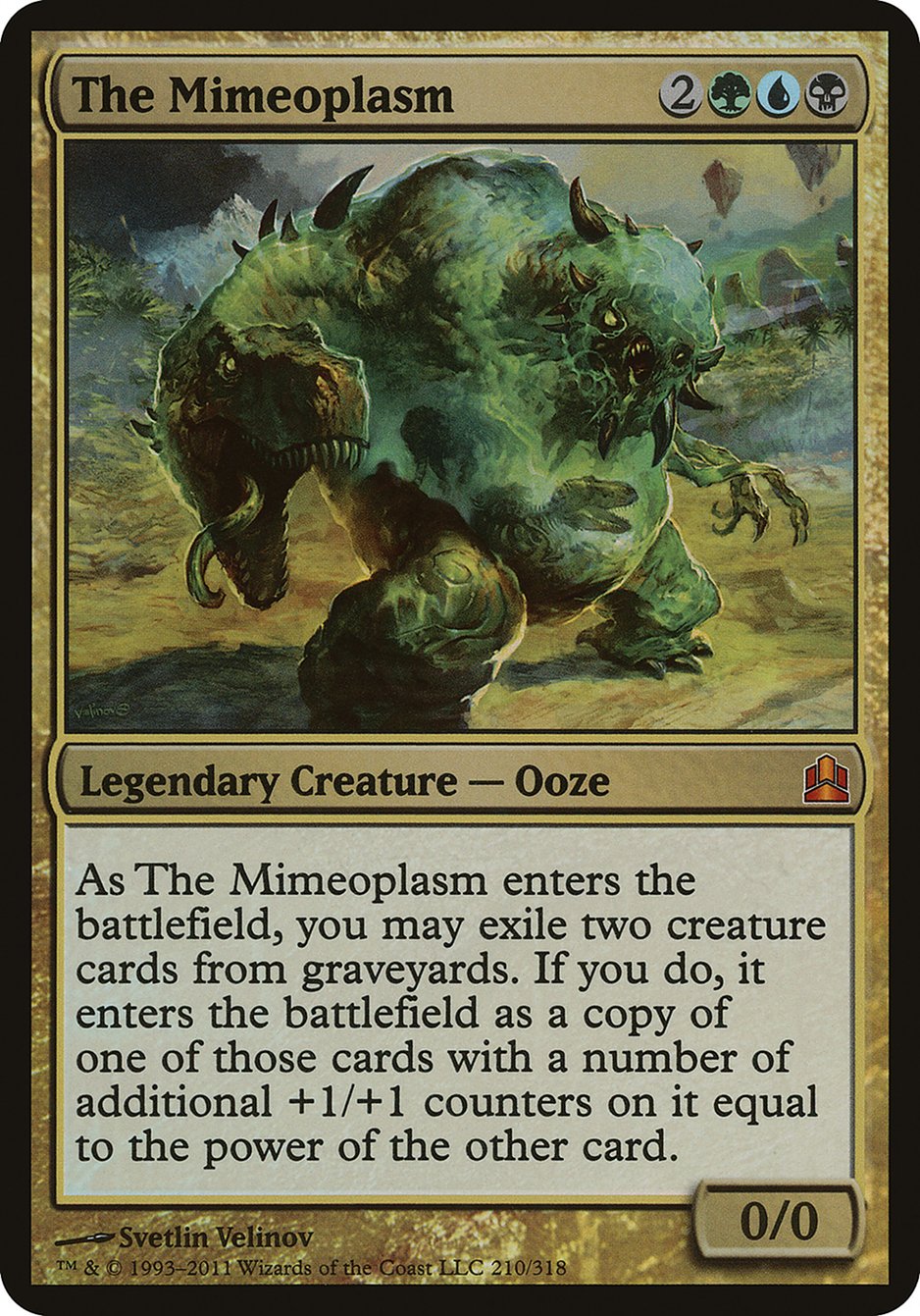 The Mimeoplasm (Oversized) [Commander 2011 Oversized] | Gear Gaming Fayetteville