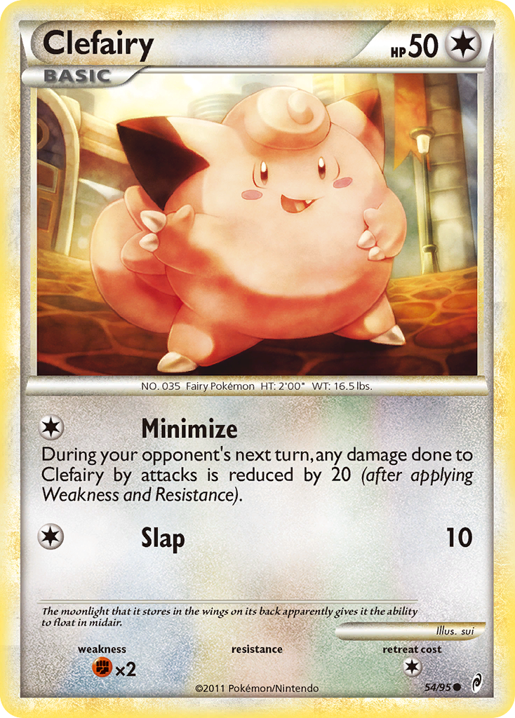 Clefairy (54/95) [HeartGold & SoulSilver: Call of Legends] | Gear Gaming Fayetteville