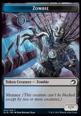 Spirit // Zombie (015) Double-Sided Token [Innistrad: Midnight Hunt Tokens] | Gear Gaming Fayetteville