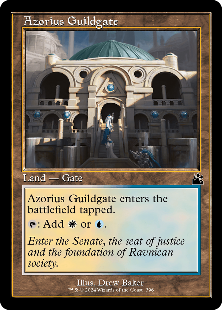 Azorius Guildgate (Retro Frame) [Ravnica Remastered] | Gear Gaming Fayetteville