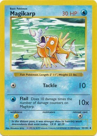 Magikarp (35/102) [Base Set Shadowless Unlimited] | Gear Gaming Fayetteville