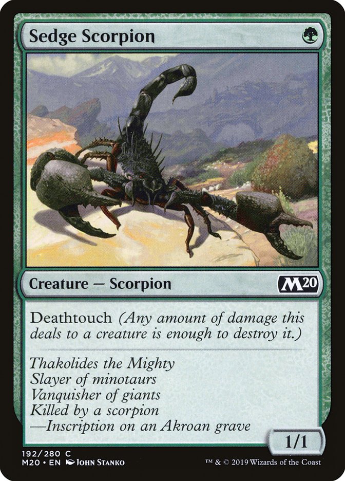 Sedge Scorpion [Core Set 2020] | Gear Gaming Fayetteville