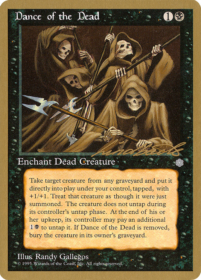 Dance of the Dead (Leon Lindback) [Pro Tour Collector Set] | Gear Gaming Fayetteville