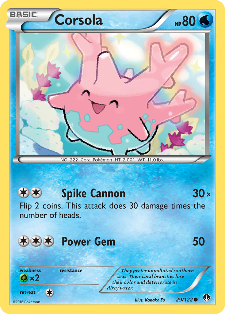 Corsola (29/122) [XY: BREAKpoint] | Gear Gaming Fayetteville