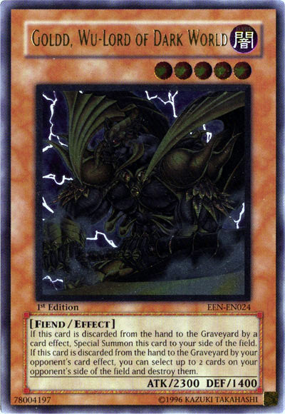 Goldd, Wu-Lord of Dark World [EEN-EN024] Ultimate Rare | Gear Gaming Fayetteville