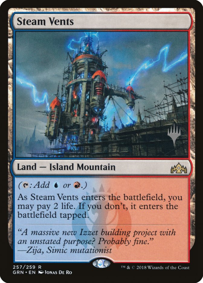 Steam Vents (Promo Pack) [Guilds of Ravnica Promos] | Gear Gaming Fayetteville