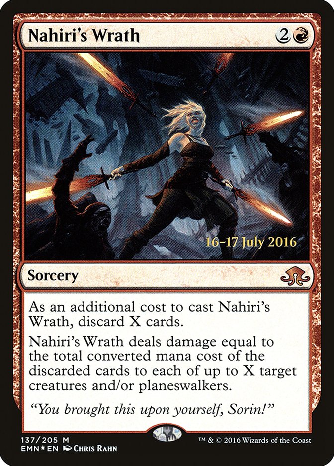 Nahiri's Wrath (Prerelease) [Eldritch Moon Promos] | Gear Gaming Fayetteville