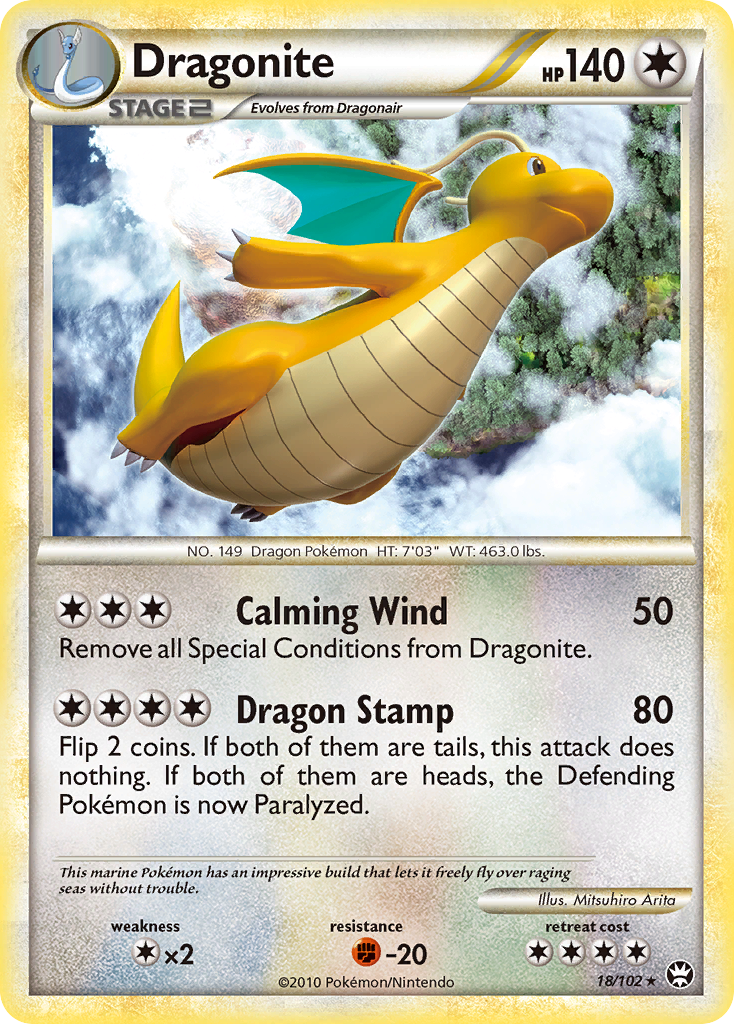 Dragonite (18/102) [HeartGold & SoulSilver: Triumphant] | Gear Gaming Fayetteville