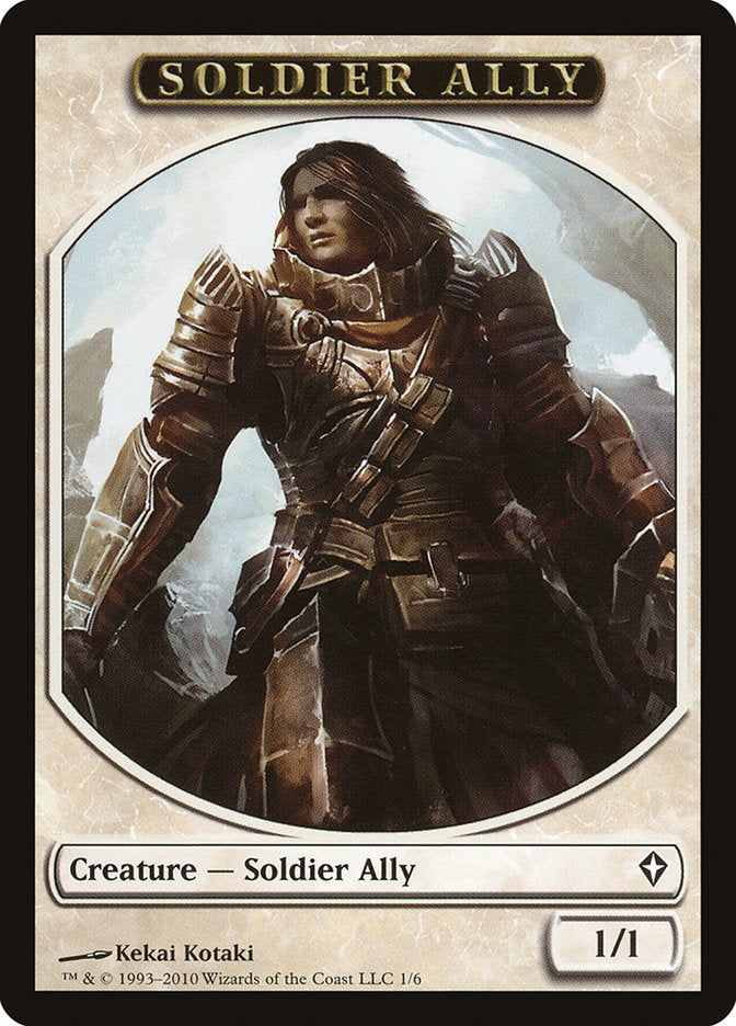 Soldier Ally Token [Worldwake Tokens] | Gear Gaming Fayetteville