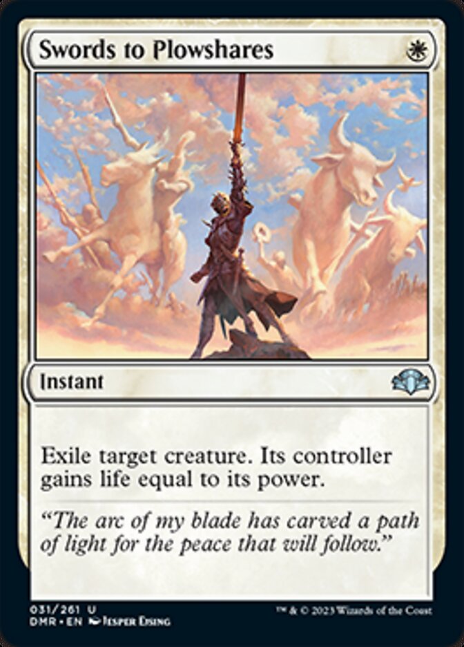 Swords to Plowshares [Dominaria Remastered] | Gear Gaming Fayetteville