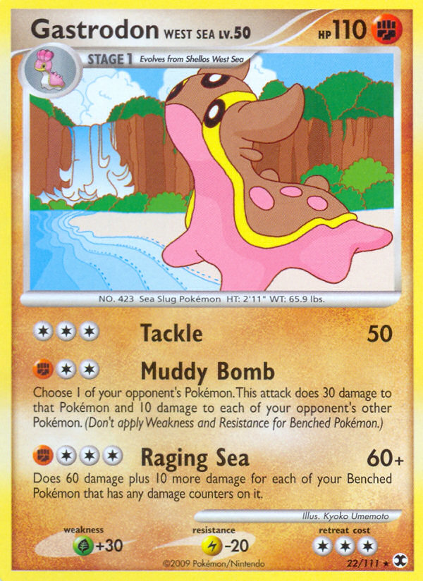 Gastrodon West Sea (22/111) [Platinum: Rising Rivals] | Gear Gaming Fayetteville