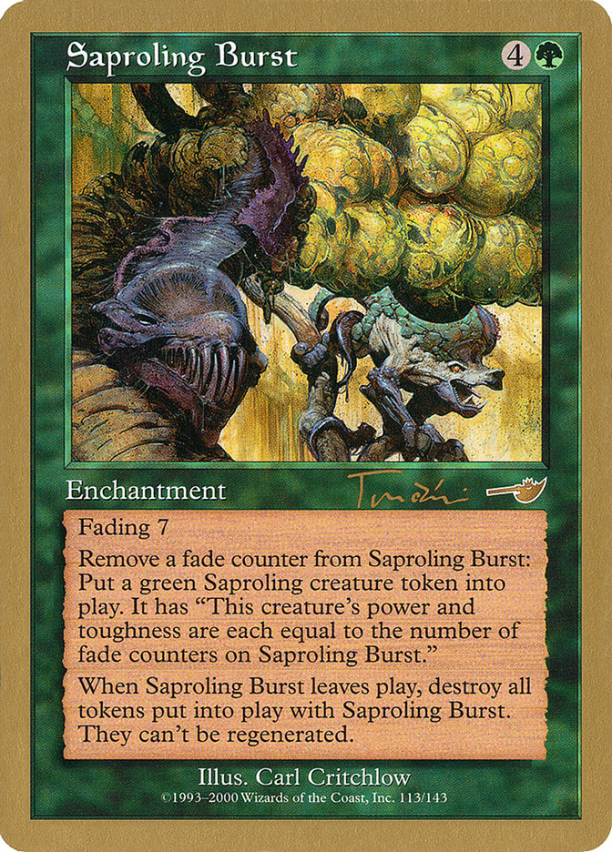 Saproling Burst (Jan Tomcani) [World Championship Decks 2001] | Gear Gaming Fayetteville