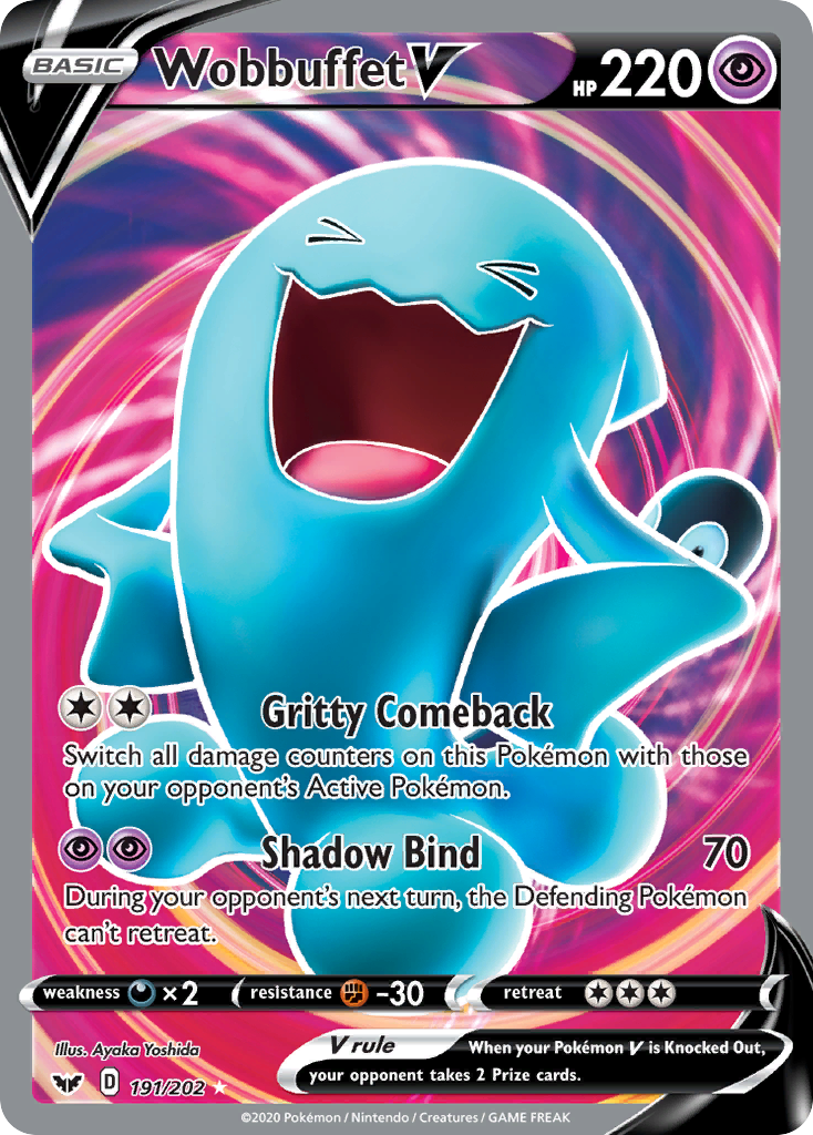 Wobbuffet V (191/202) [Sword & Shield: Base Set] | Gear Gaming Fayetteville