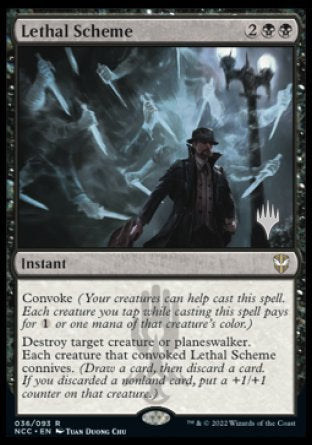 Lethal Scheme (Promo Pack) [Streets of New Capenna Commander Promos] | Gear Gaming Fayetteville