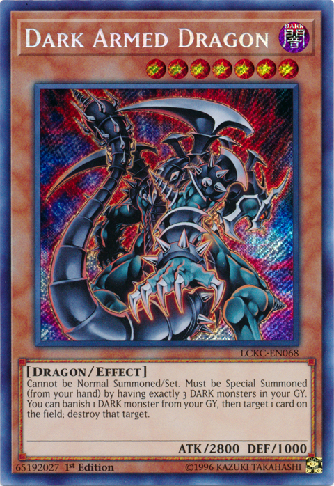 Dark Armed Dragon [LCKC-EN068] Secret Rare | Gear Gaming Fayetteville